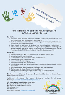 Stellenanzeige Kita