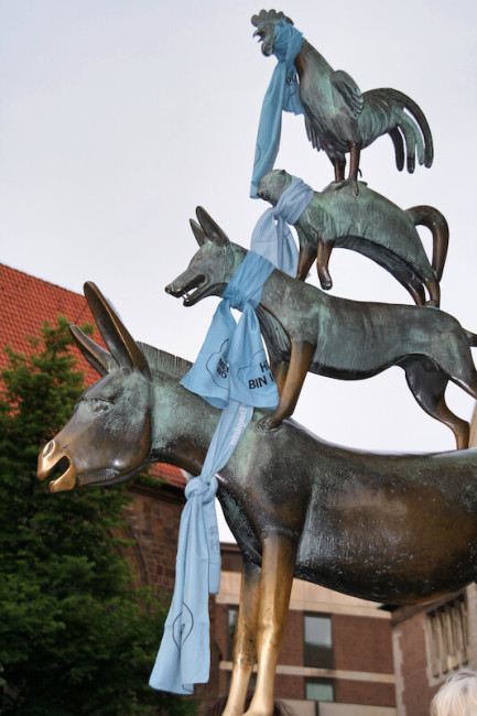 Bremer Stadtmusikanten am Kirchentag 2009